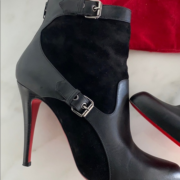 Black Christian Louboutin boots - Picture 3 of 4